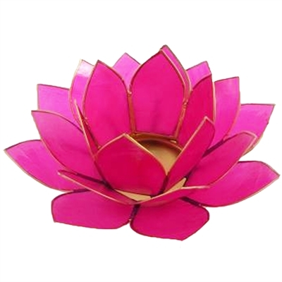 Kerzenhalter "Lotus" 15cm - in 5 verschiedenen Farben erhältlich