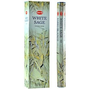 HEM White Sage XL - Gartenräucherstäbchen, 10 Sticks
