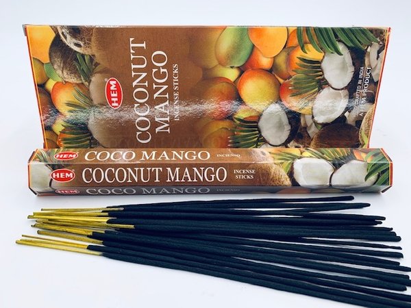 HEM Coconut Mango Incense Sticks / Räucherstäbchen, 20 Stk.