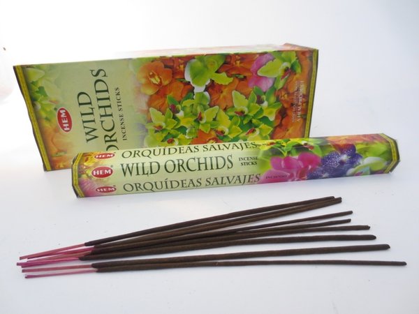 HEM Wilde Orchideen Incense Sticks/Räucherstäbchen, 20 Stk.