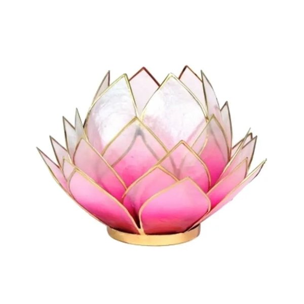 Lotus Teelichthalter 15x15cm - in verschiedenen Farben erhältlich